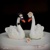 Svadobné labute - figúrky na svadobnú tortu