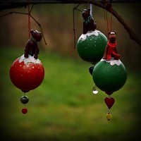 Vianočná guľa - aierdale teriér