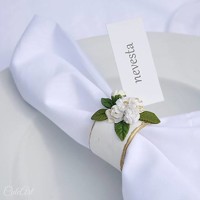 Greenery svadba - darčeky pre hostí/menovky/krúž...