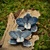 Modrá orchidea - náušnice