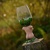 Nahá lesná víla - pohár na víno pre muža