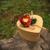 Červené maky v darčekovej krabičke - náušnice s kvetom