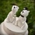 Ľadové medvede  - figúrky na svadobnú tortu