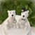 Ľadové medvede  - figúrky na svadobnú tortu