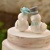 Elegantné vtáčiky - figúrky na svadobnú tortu