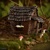 Na samotě u lesa - miniatúrna chalúpka - zapichovacia dekorácia