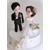 Personalizované figúrky nevesty a ženícha na svadobnú tortu Exklusiv